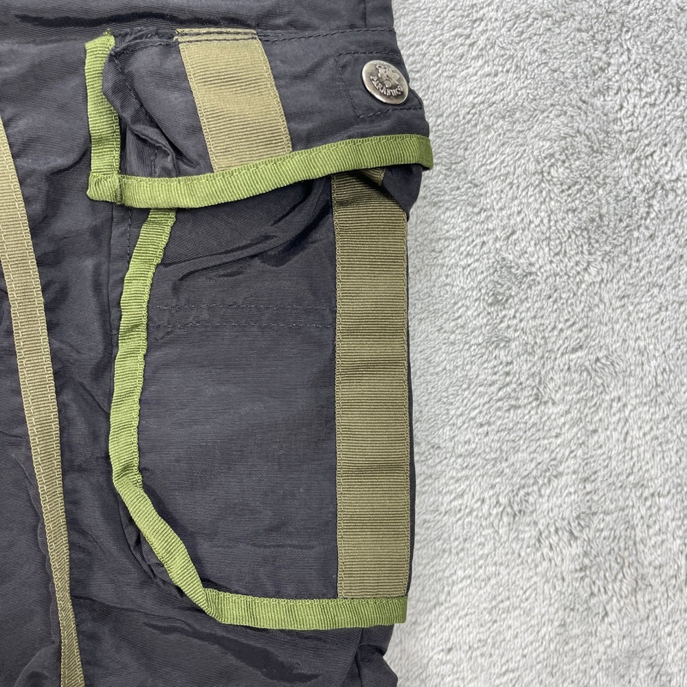 Parasuco Cargo Pants Mens 32 Black Parachute Techwear Cyberpunk Ergonomic Y2K - Picture 4 of 15